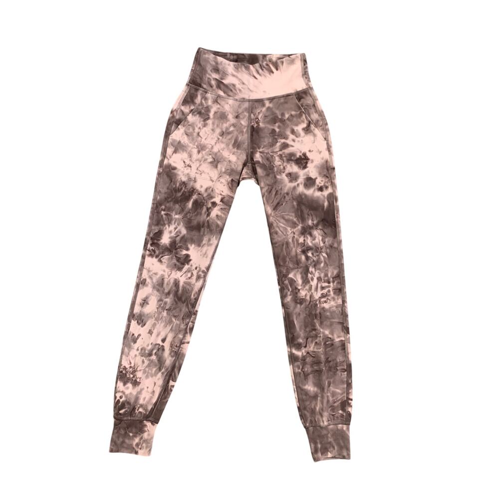 Lululemon Leggings Womens 0 Taupe Marble Align High Rise Jogger Wide Waistband